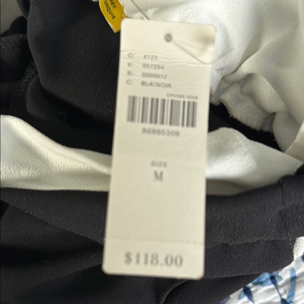 Anthropology/Maeve Black and White Trousers
